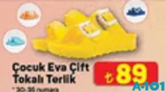 JUNO ÇOCUK EVA ÇİFT TOKALI TERLİK